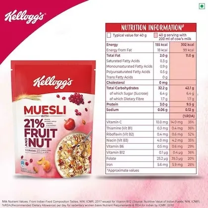 Kellogg's Crunchy Fruit & Nut Muesli 2