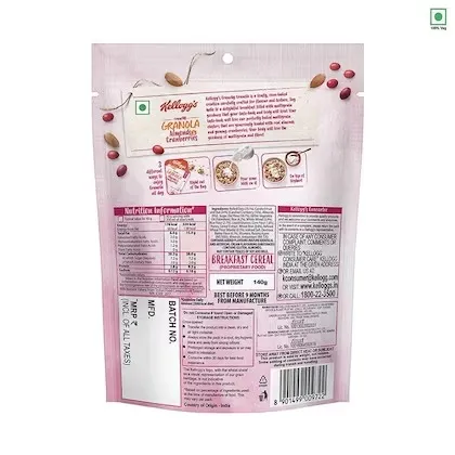 Kellogg's Almond & Cranberries Crunchy Granola 1
