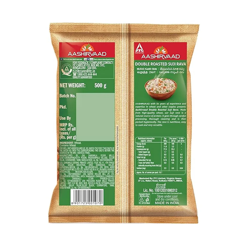 Aashirvaad Sooji Rava 1