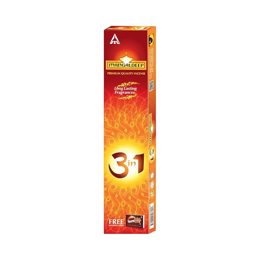 Mangaldeep New 3-In-1 Agarbatti