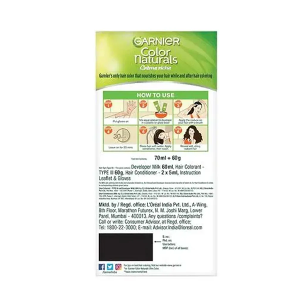 Garnier Colour Naturals Burgundy Hair Color 1