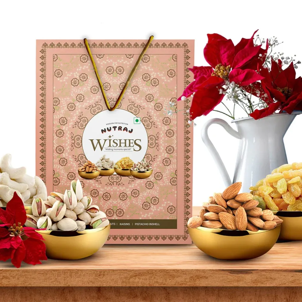 Nutraj Wishes Royal Blossom Diwali Gift Box 2