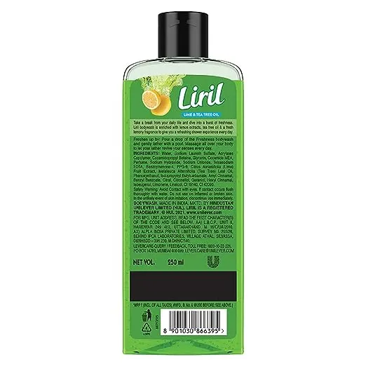 Liril Lemon & Tea Tree Oil Body Wash 1