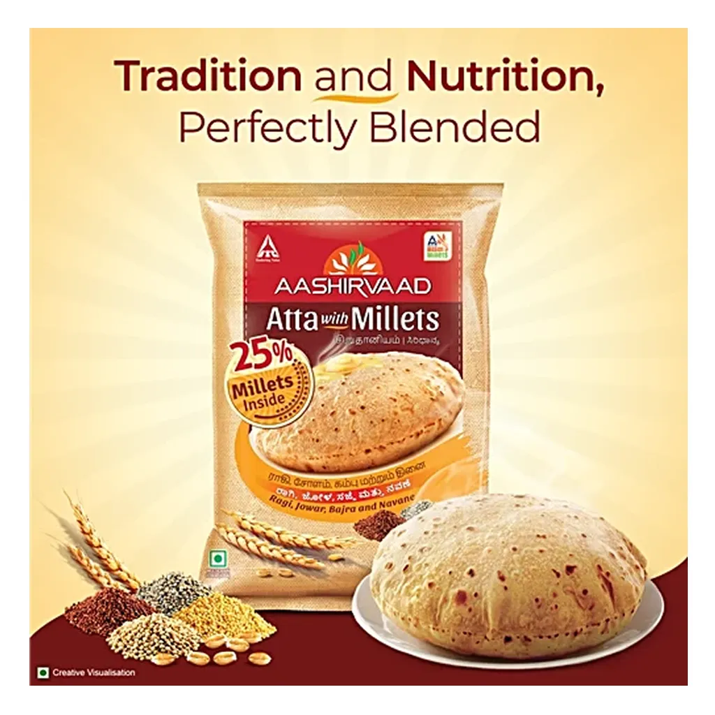 Aashirvaad Atta With Millets 5