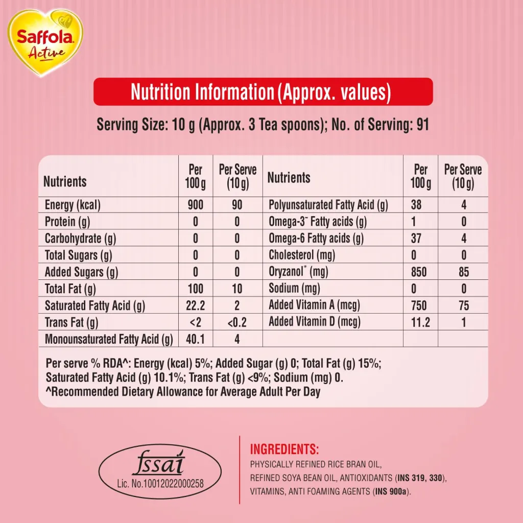 Saffola Active Oil  4
