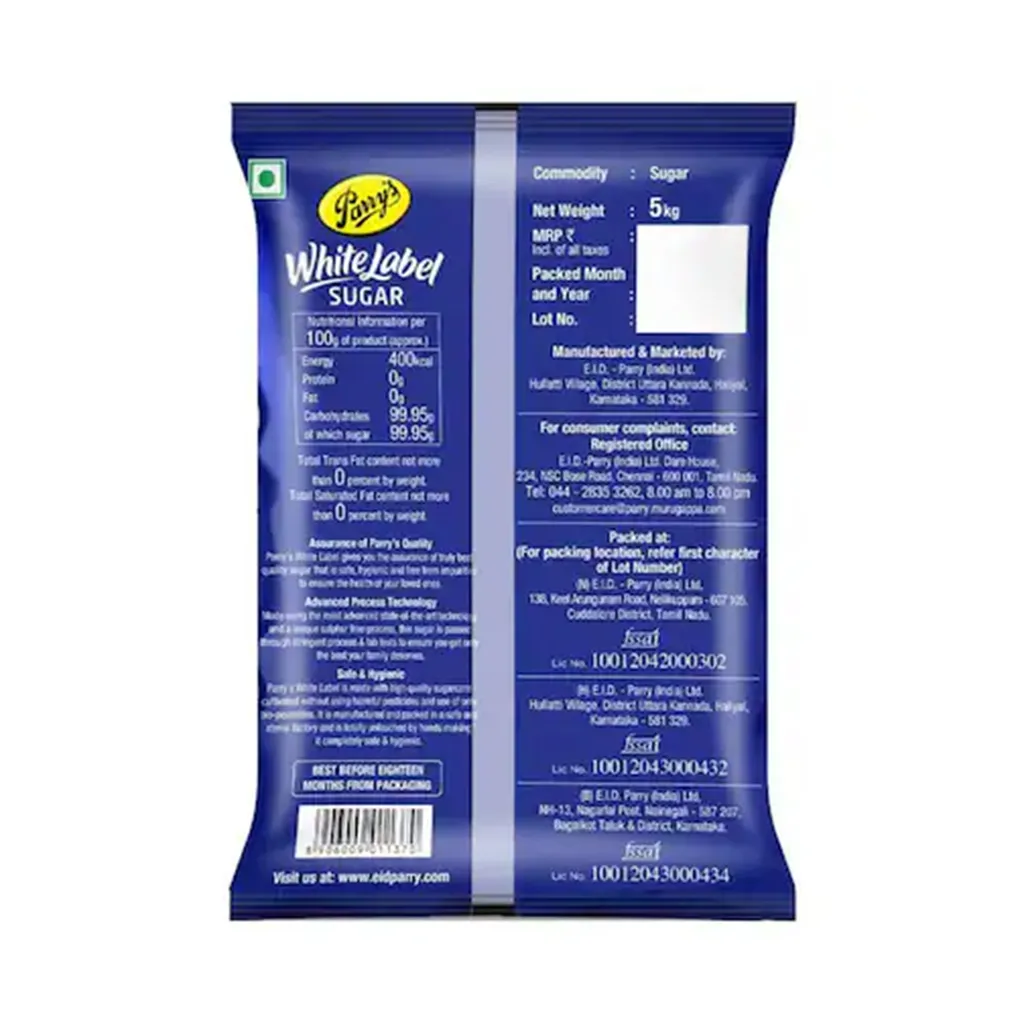 Parry's White Label Sugar 1