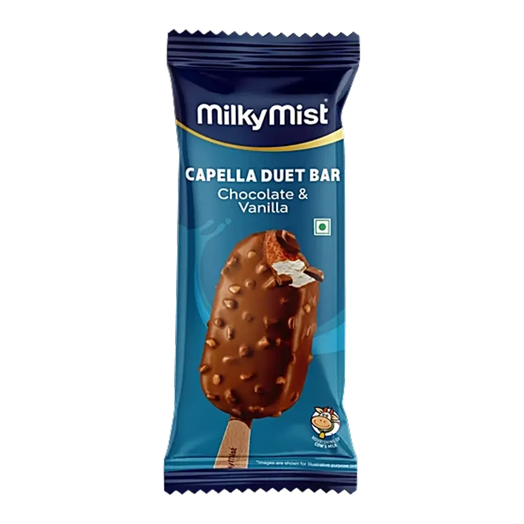 Milky Mist Duet Capella Choco and Vanilla Ice Cream Bar