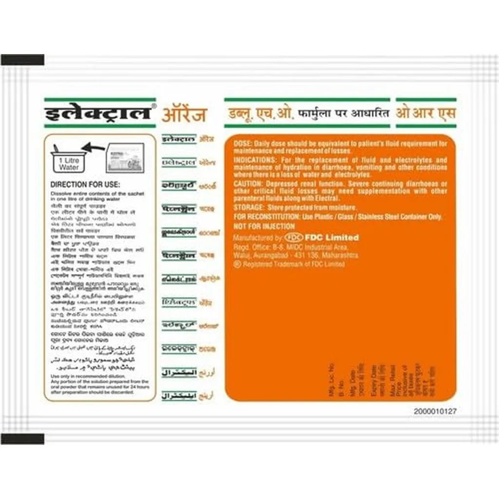 Amrutanjan Electro+ ORS Orange 1