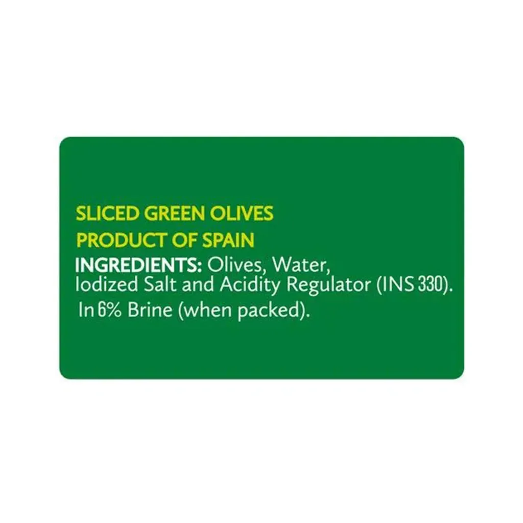 Del Monte Sliced Green Olives 2
