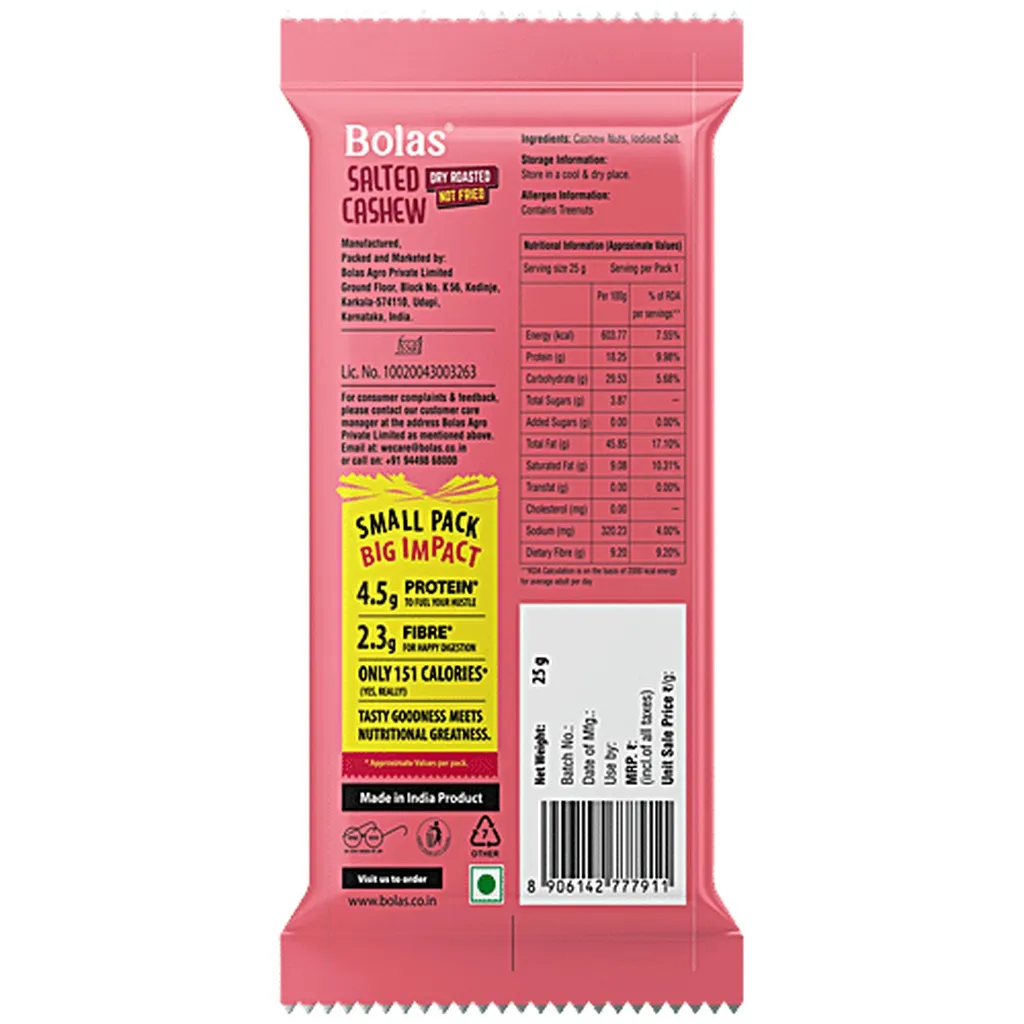 Bolas Salted Cashews 1