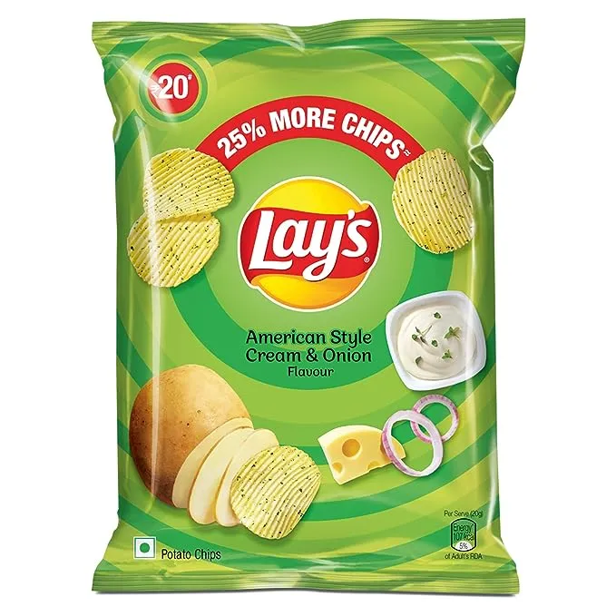 Lays American Style Cream & Onion Potato Chips