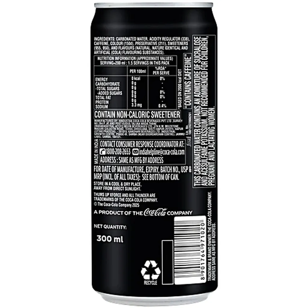 Thums Up Xforce Can 1