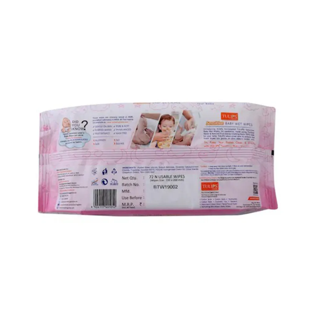 Tulips Baby Wet Wipes 1