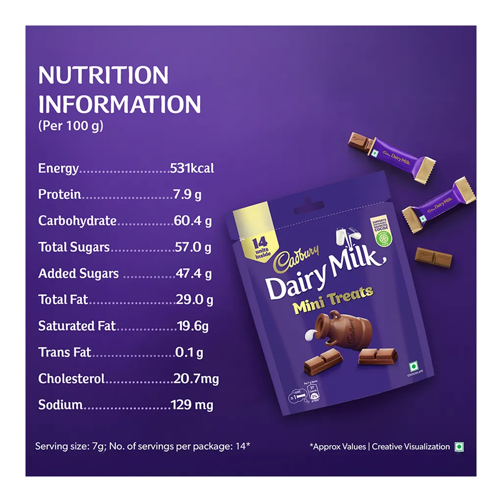 Cadbury Dairy Milk Minis Chocolate Home Treats 3