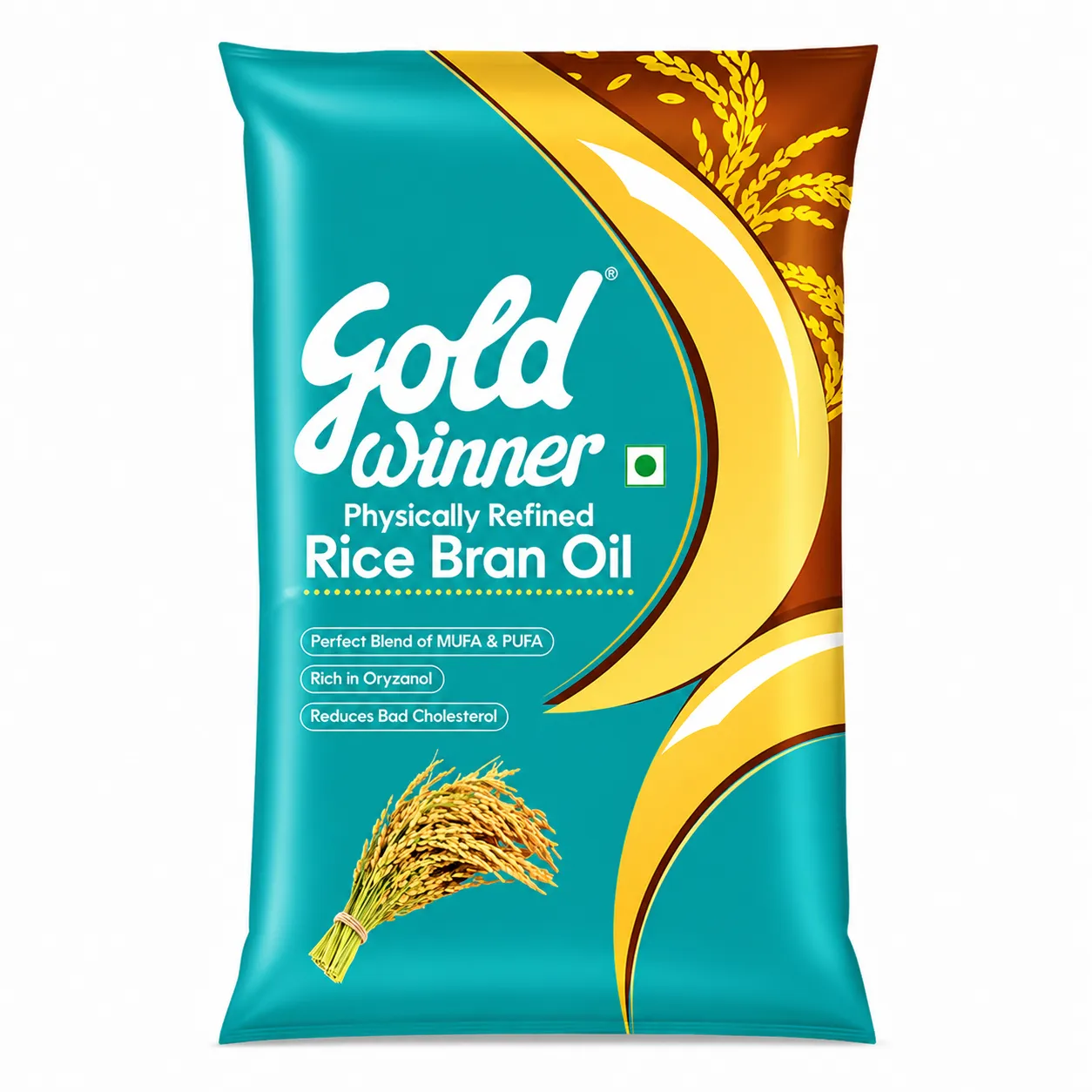 Gold Winner Rice Bran Oil Pouch