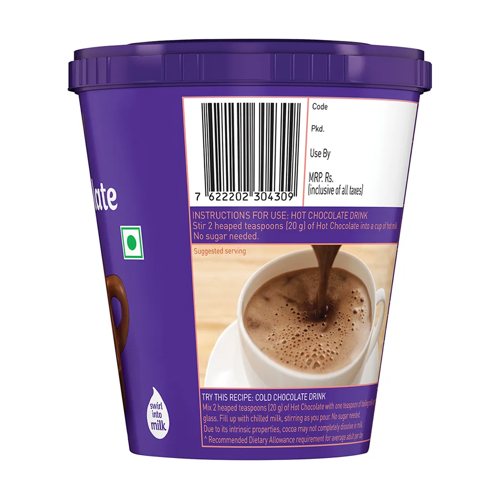 Cadbury Hot Chocolate Drink Powder Mix 2