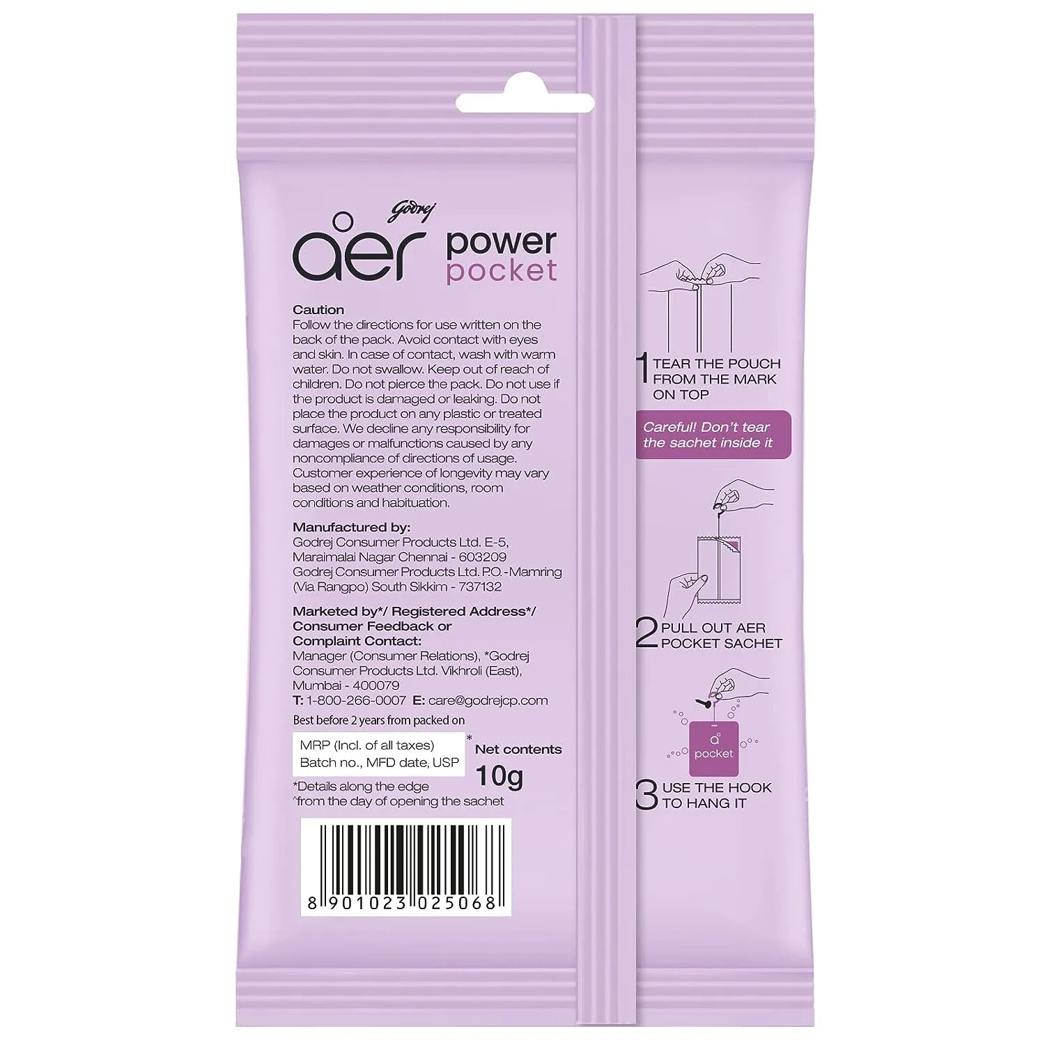 Godrej Aer Pocket Berry Rush Bathroom Air Fragrance 1