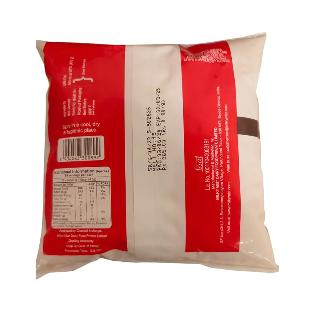 Milky Mist Ghee - 500ml 1