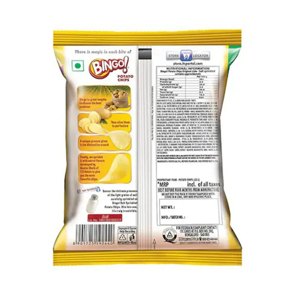 Bingo Salt Sprinkled Potato Chips 1