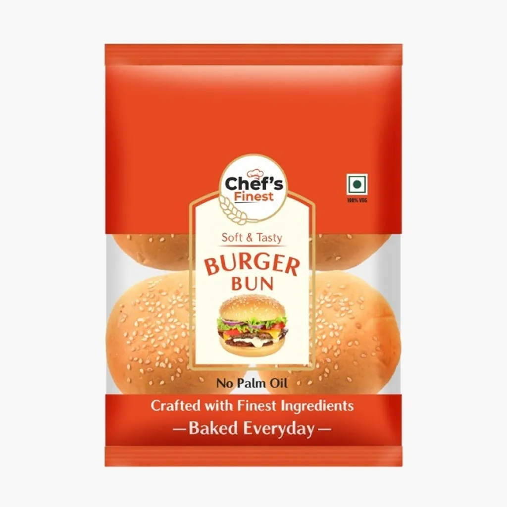 Chef's Finest Soft & Tasty Burger Buns (4 Pcs)