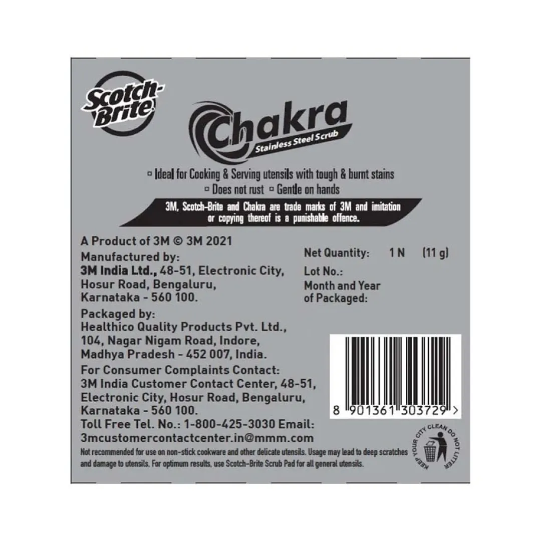 Scotch-Brite Chakra Steel Scrub 2