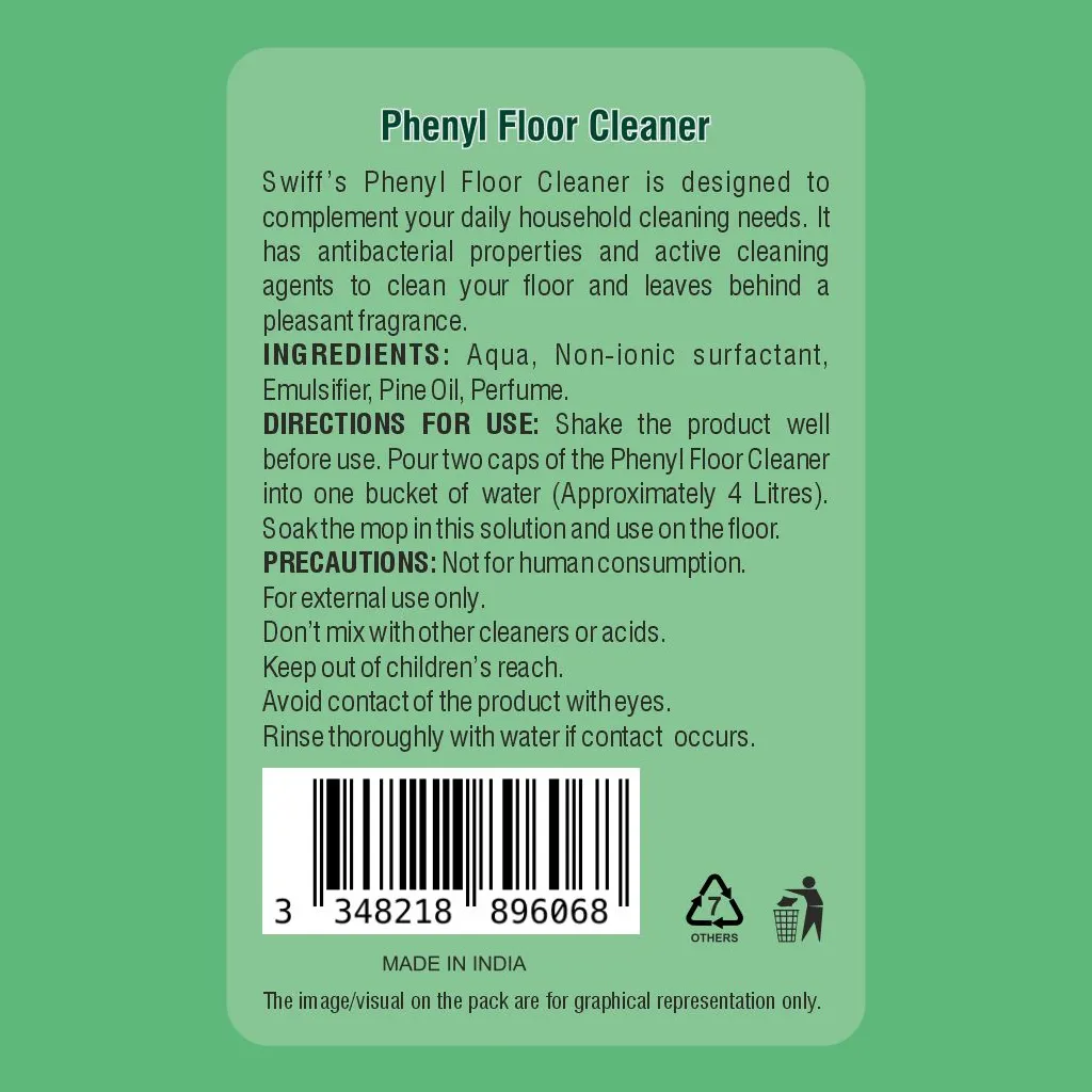 Swiff Jasmine Phenyl Floor Cleaner Pet Bottle 1