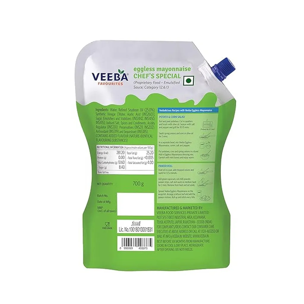 Veeba Eggless Creamy Mayonnaise 1