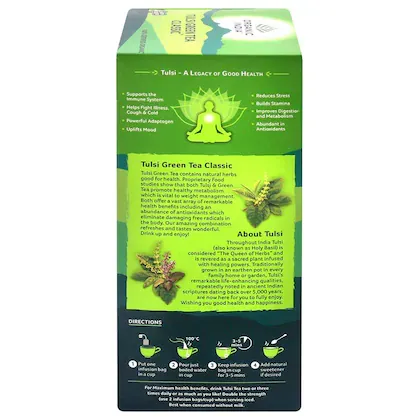 Organic India Tulsi Green Tea Classic 25N 2