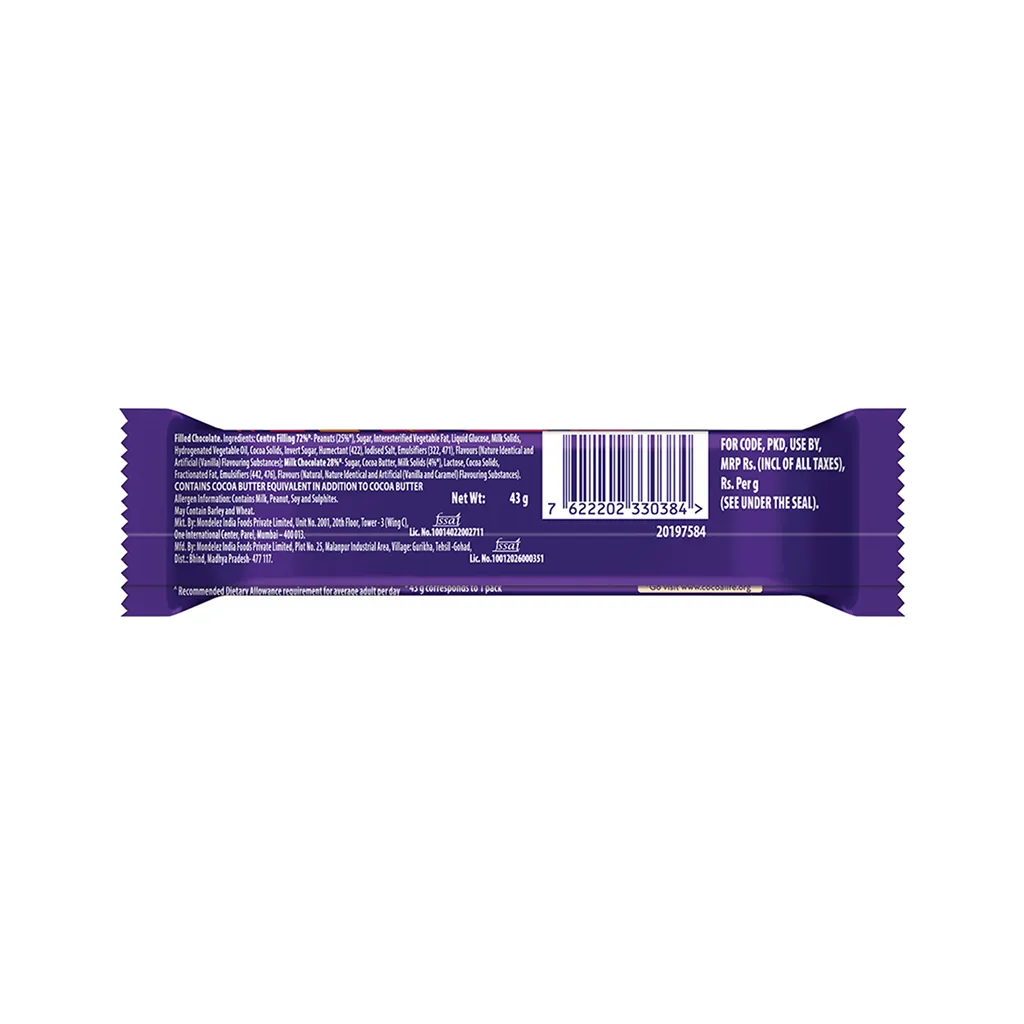 Cadbury Fuse Chocolate Bar 1
