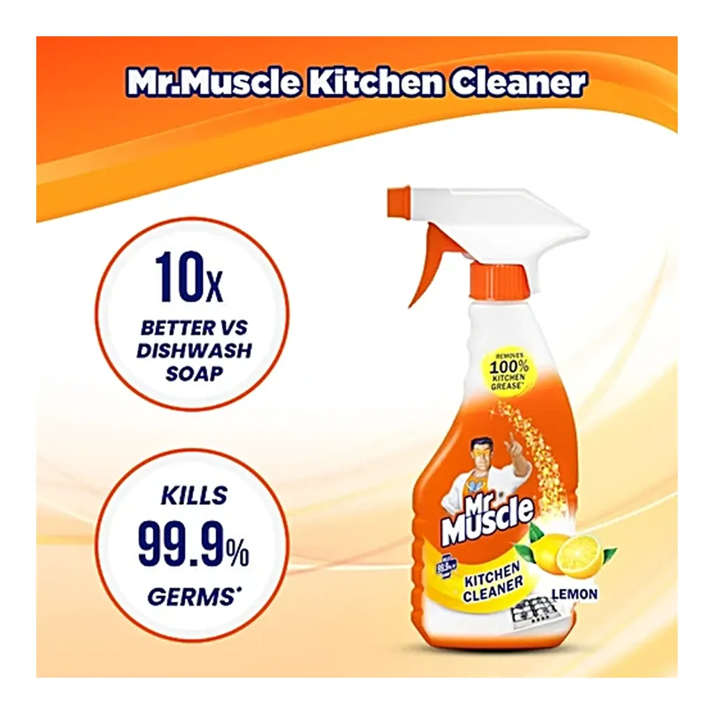 Mr Muscle 5 In 1 Lemon Kitchen Cleaner 3