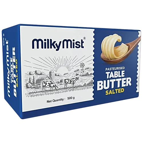 Milky Mist Table Butter Salted 500g 4