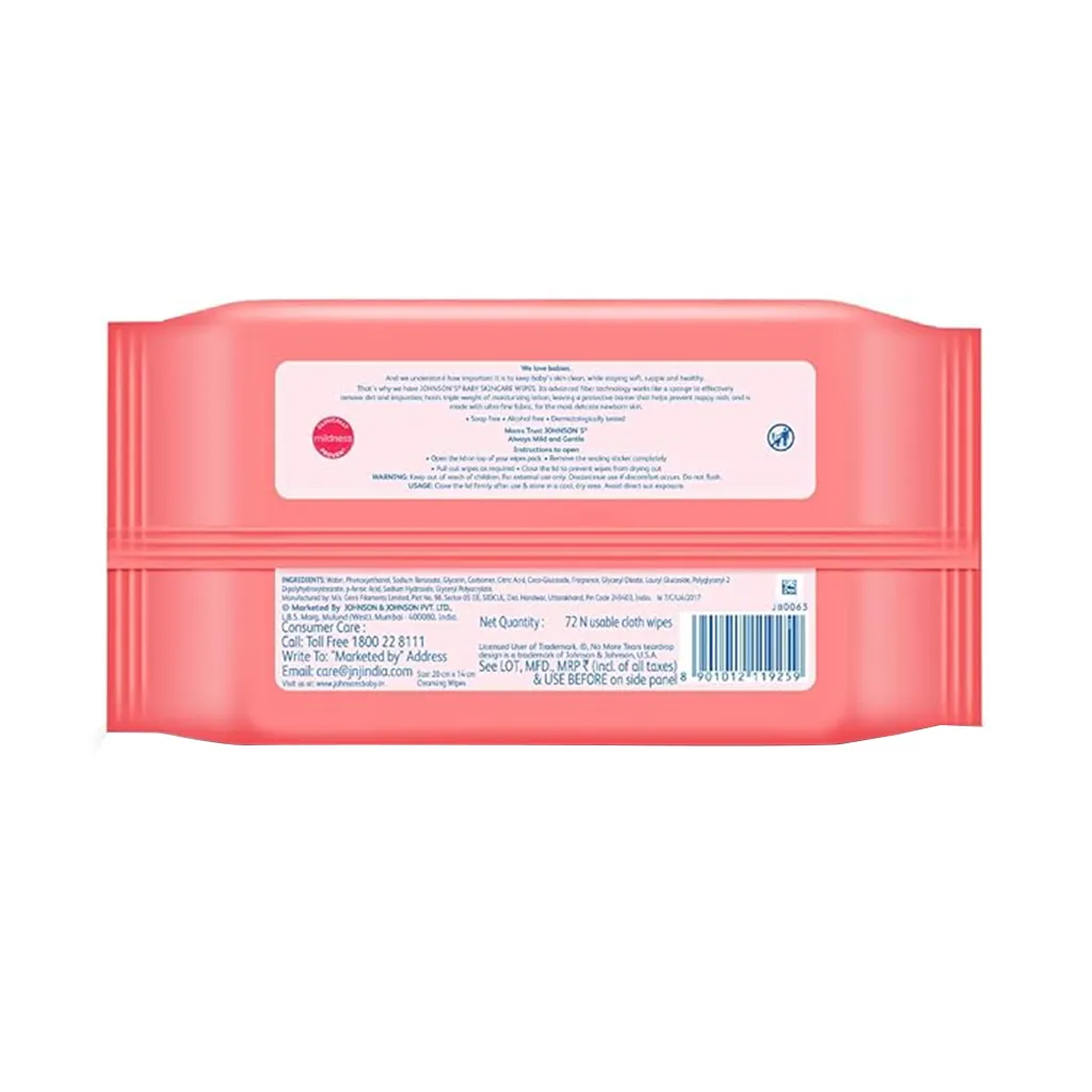 Jhonson's Baby Skincare Wipes 1