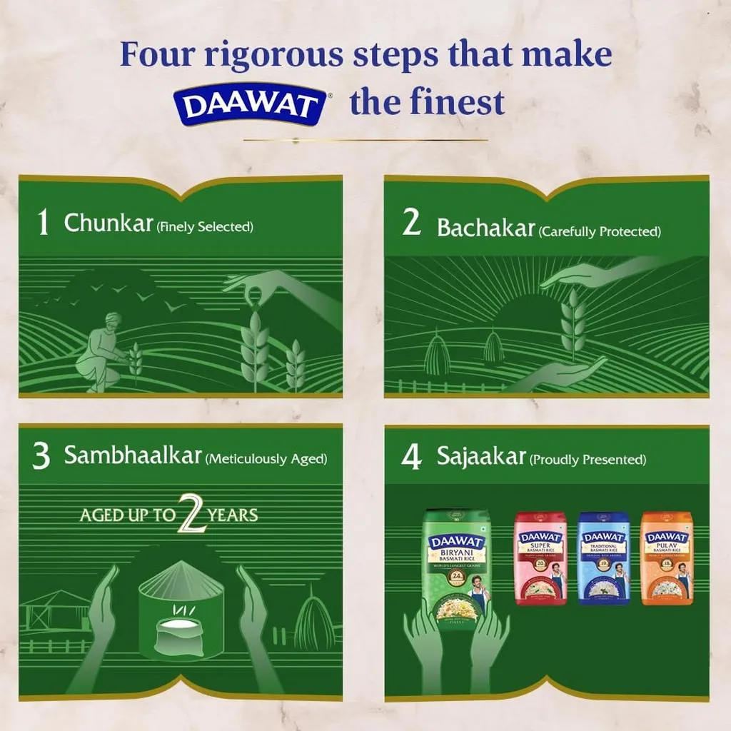 Daawat Biryani Basmati Rice 7
