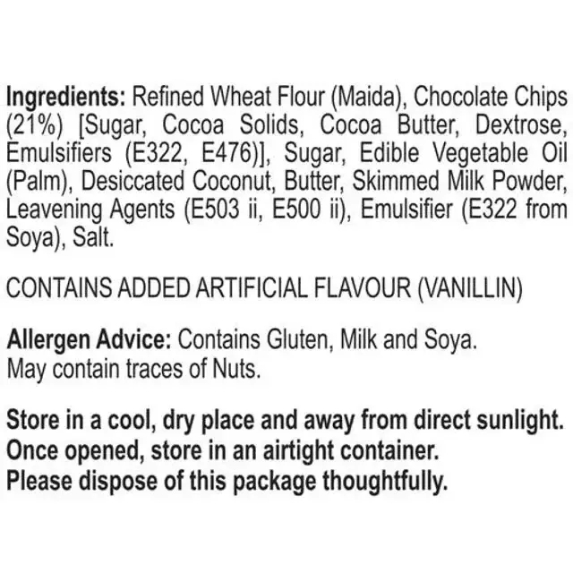 Unibic Choco Chip Cookies 150Gm 2