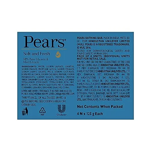 Pears Soft & Fresh Soap 1