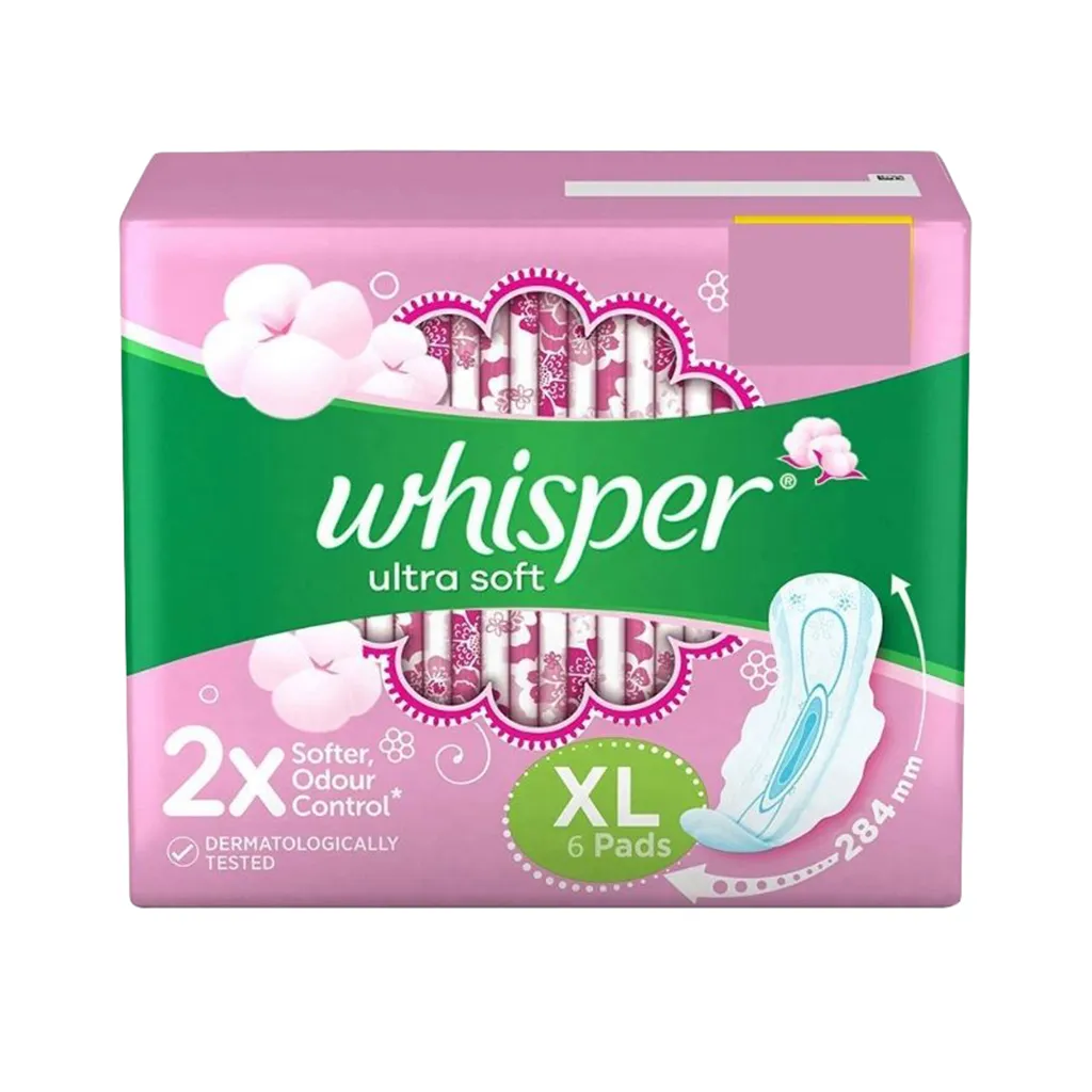 Whisper Ultra Soft XL+ Sanitary Pads