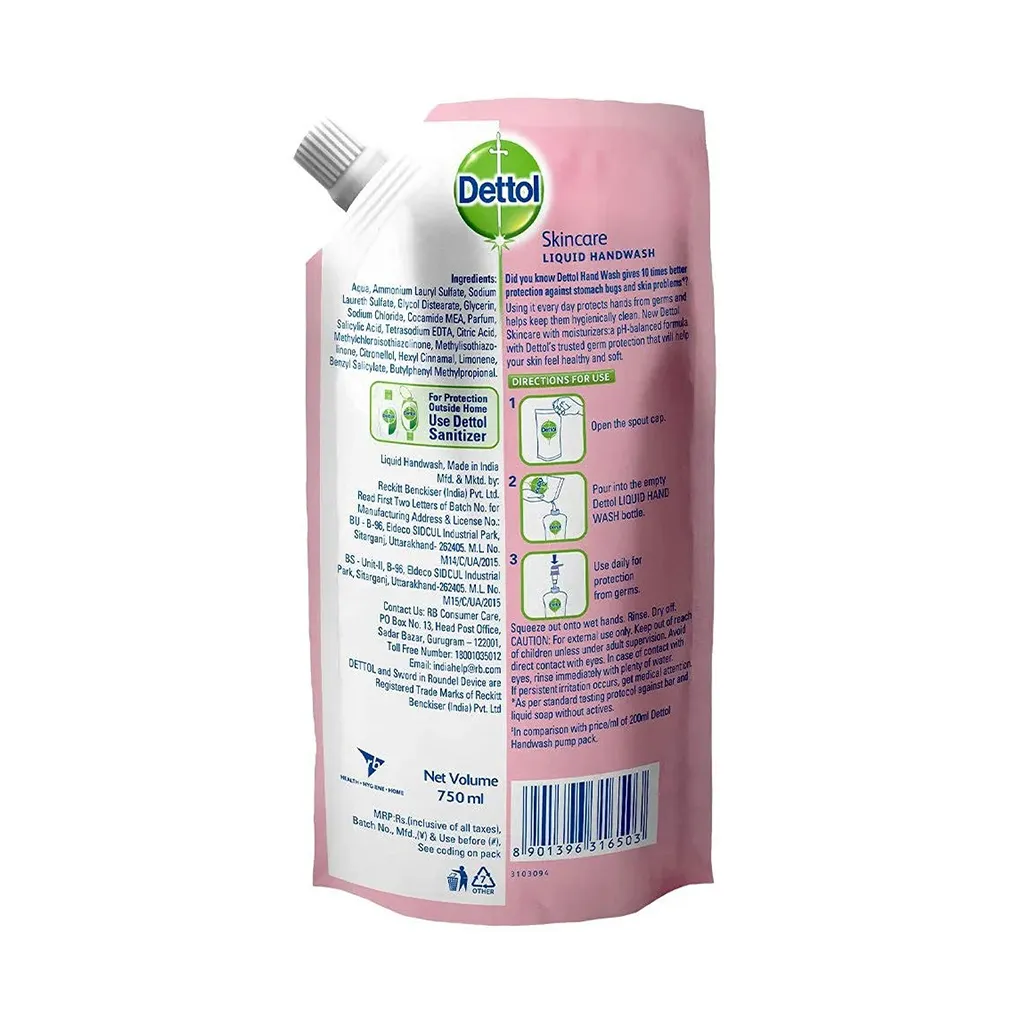 Dettol Skincare Handwash Pouch 1