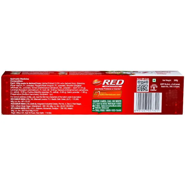 Dabur Red Toothpaste 1