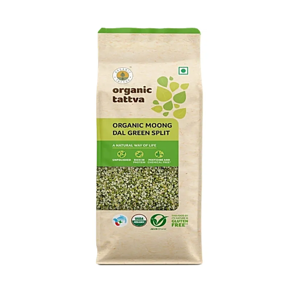 Organic Tattva Moong Dal Green Split