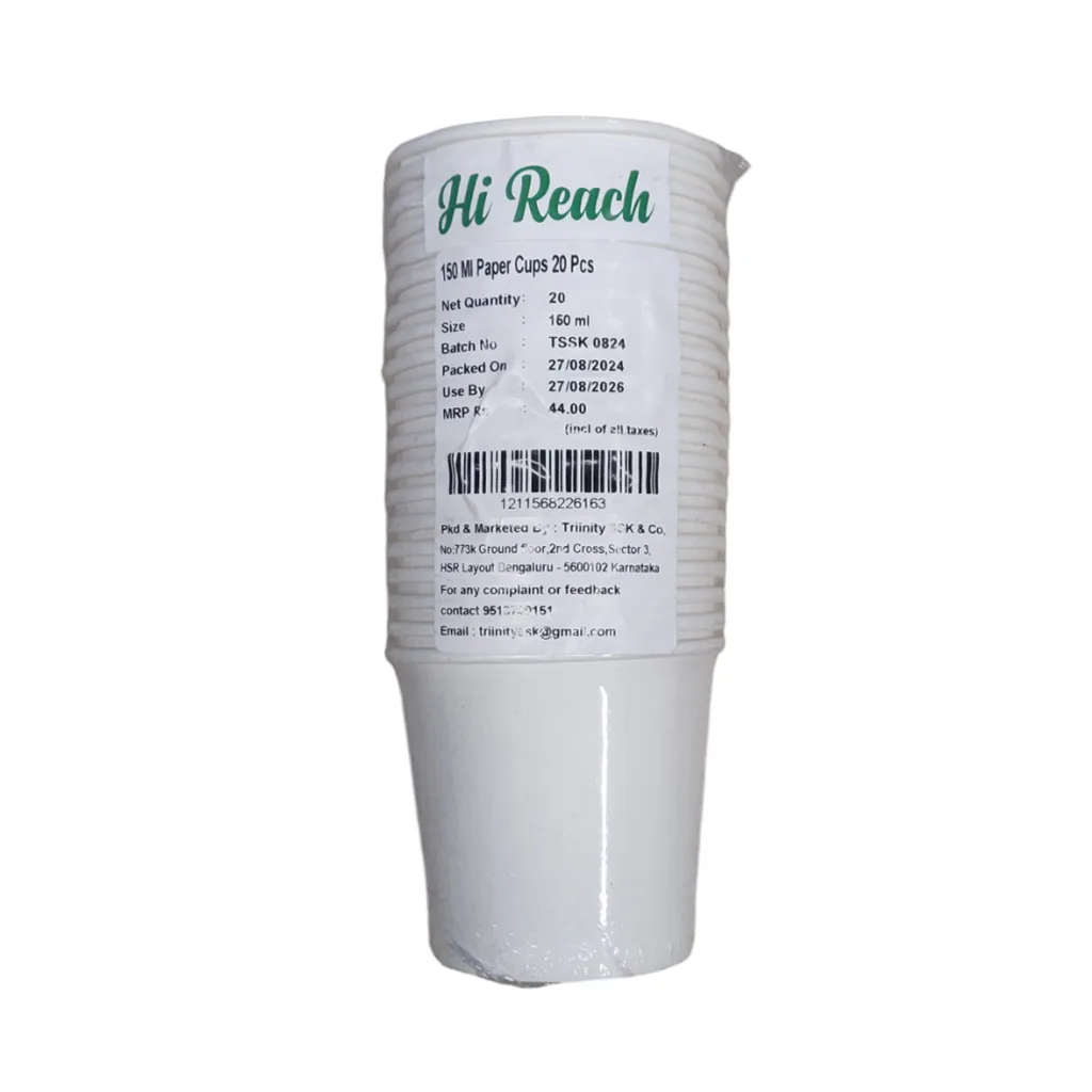 Hi-Reach Paper Cups - 150ml
