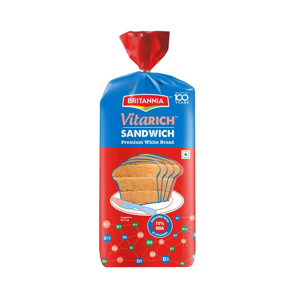 Britannia Vitarich Slice Sandwich White Bread