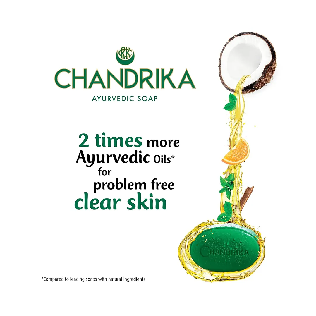 Chandrika Ayurvedic Soap Pack of 5 3