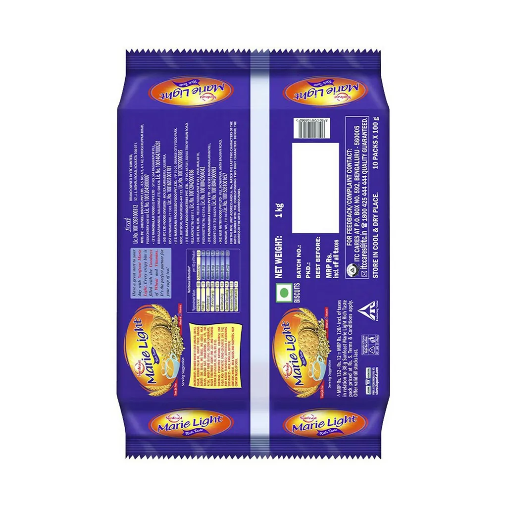 Sunfeast Marie Light Rich Taste Biscuits 1