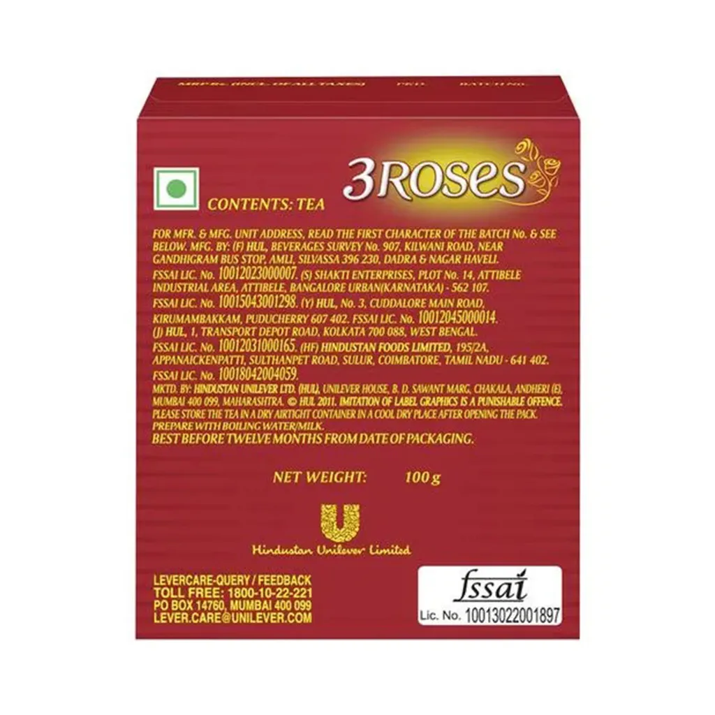 Brooke Bond 3 Roses Top Star Tea 1