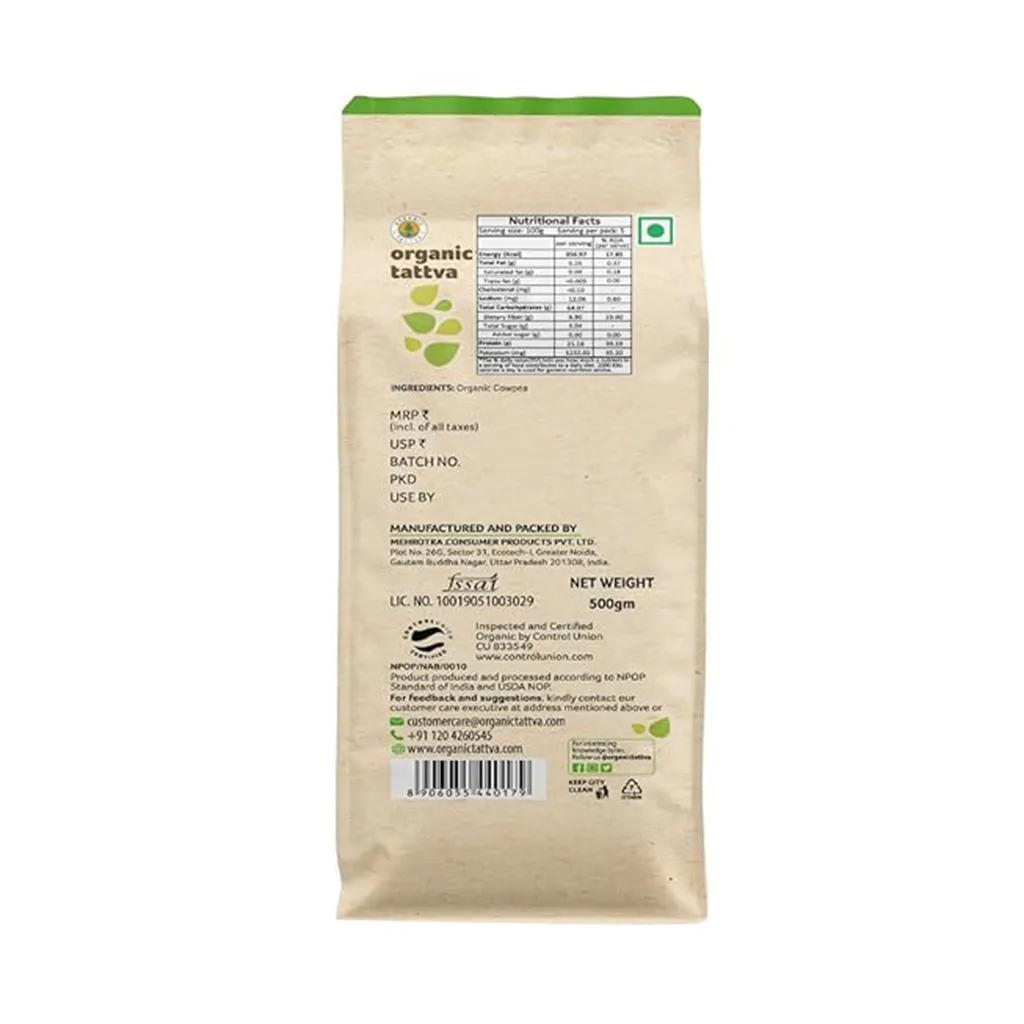 Organic Tattva Cowpea White 1
