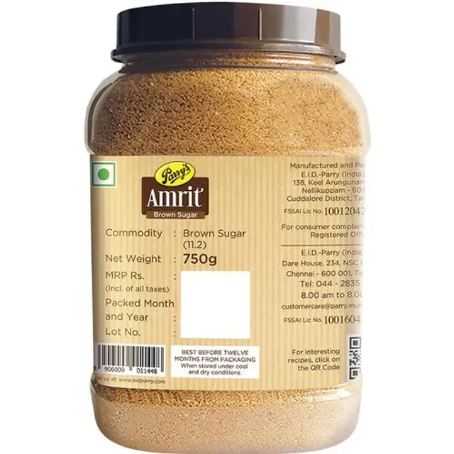 Parry's Amrit Natural Brown Sugar Jar 1