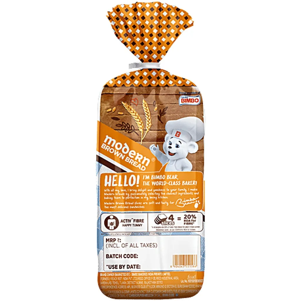 Modern Hi Fibre Brown Bread 1