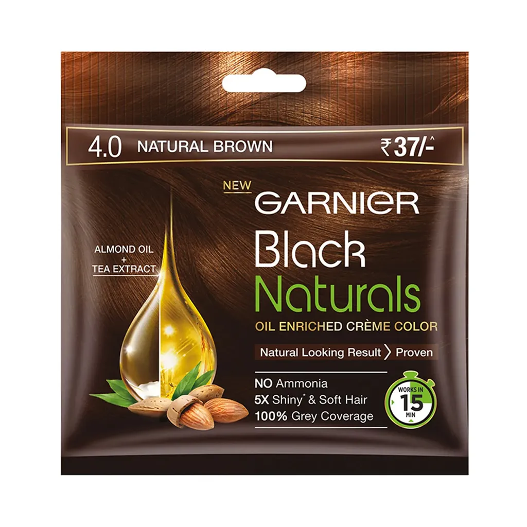 Garnier Black 4.0 Natural Brown Hair Color