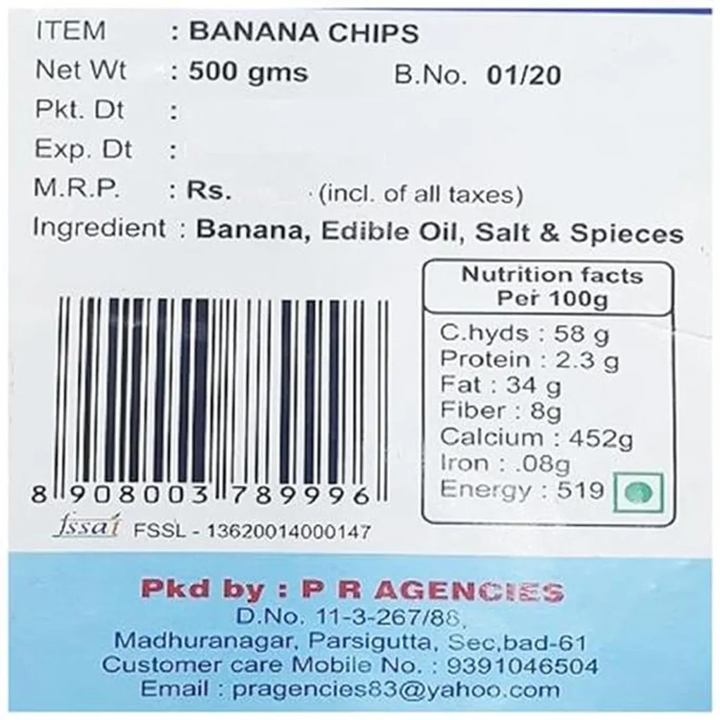 Classic Banana Chips 1