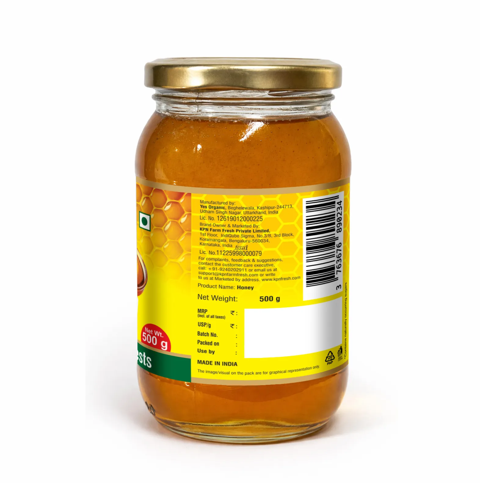 Golden Comb Wild Forest Honey
